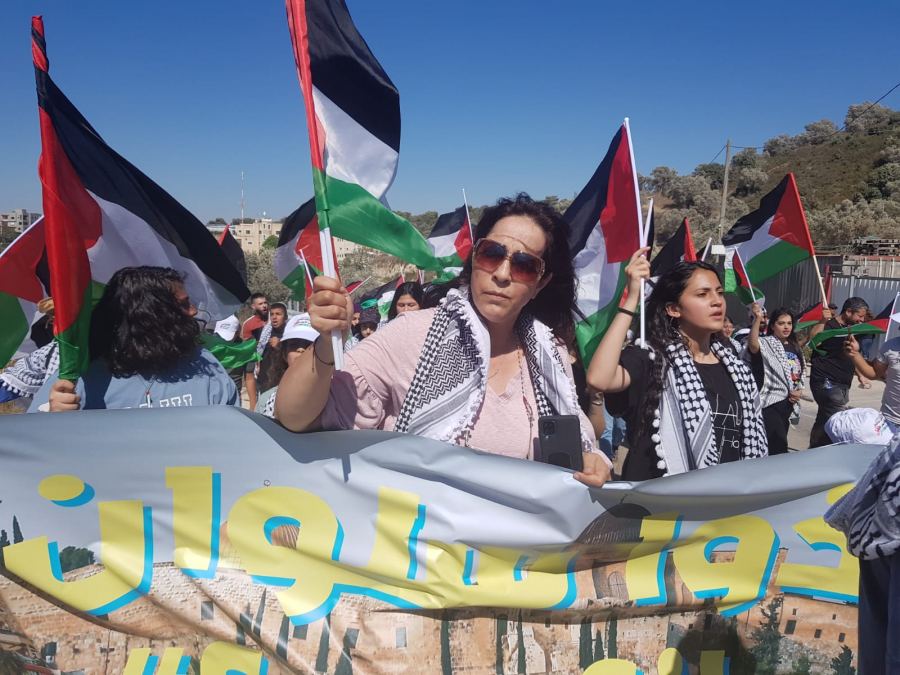ام الفحم : انطلاق مسيرة الاعلام الاولى في البلاد | فيدو